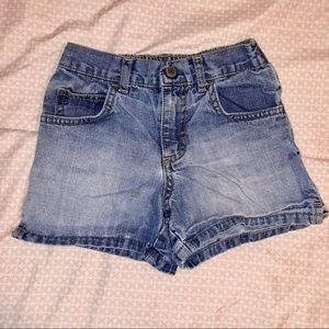 Jean shorts pink flower pockets